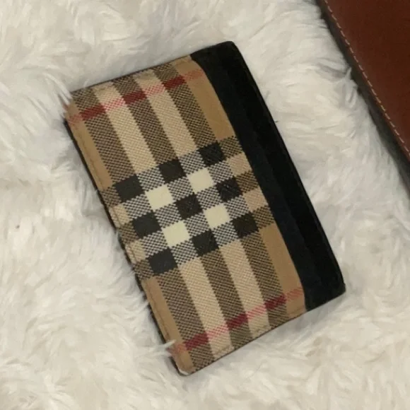 Burberry Black & Brown Plaid Tote Bag - Picture 7 of 8